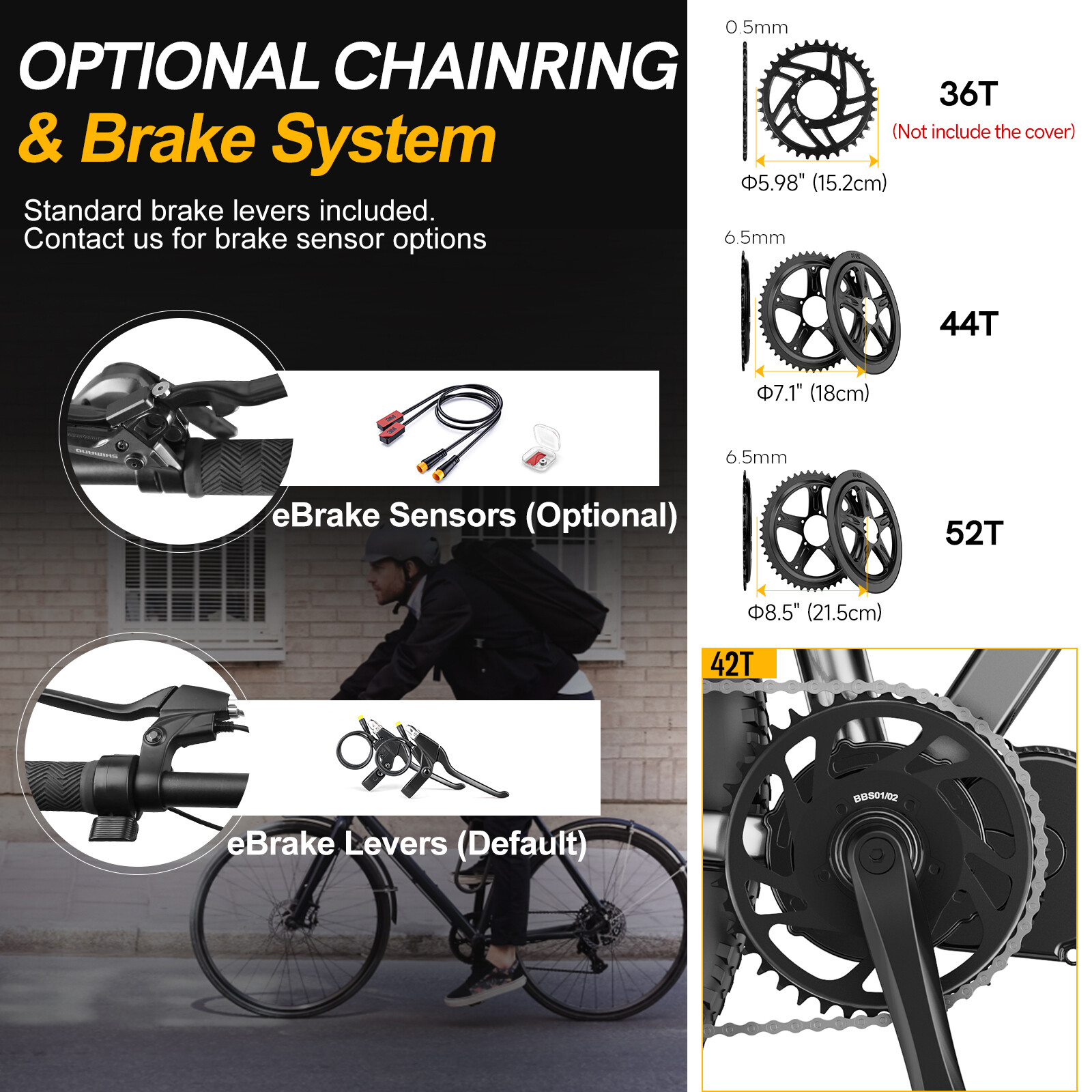 Bafang Mid Drive 750W Electric Bicycle BBS02B 48V 500W BBS02B Conversion Kits