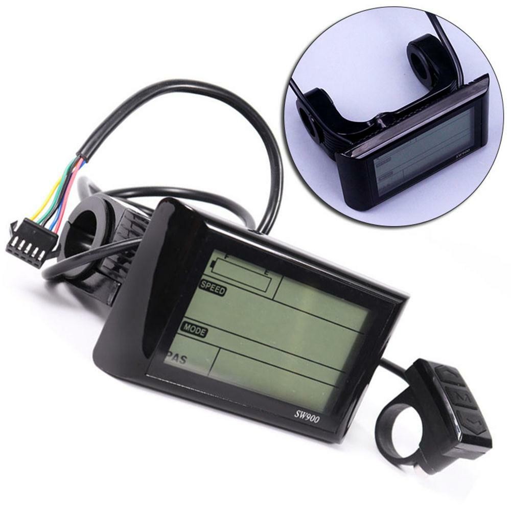 SW900 LCD Display for E-Bike Compatible with 24V 36V 48V Electric Bicycle SDE