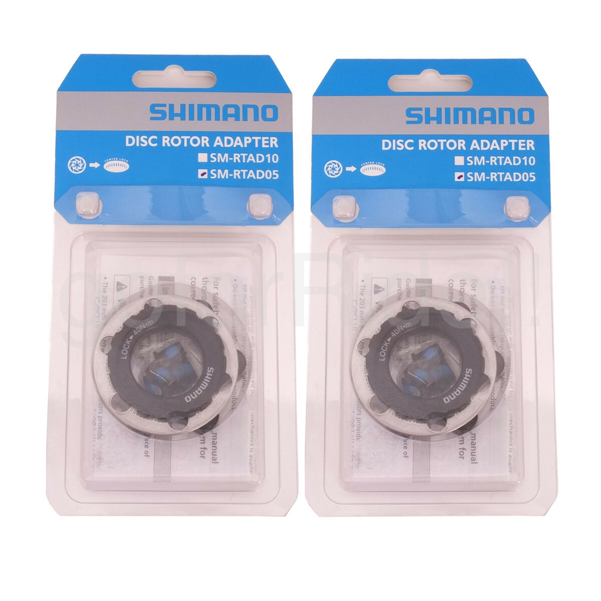2 pair Shimano Center Lock Hub to 6 Bolt Disc Brake Rotor Adapter SM-RTAD05 NIB