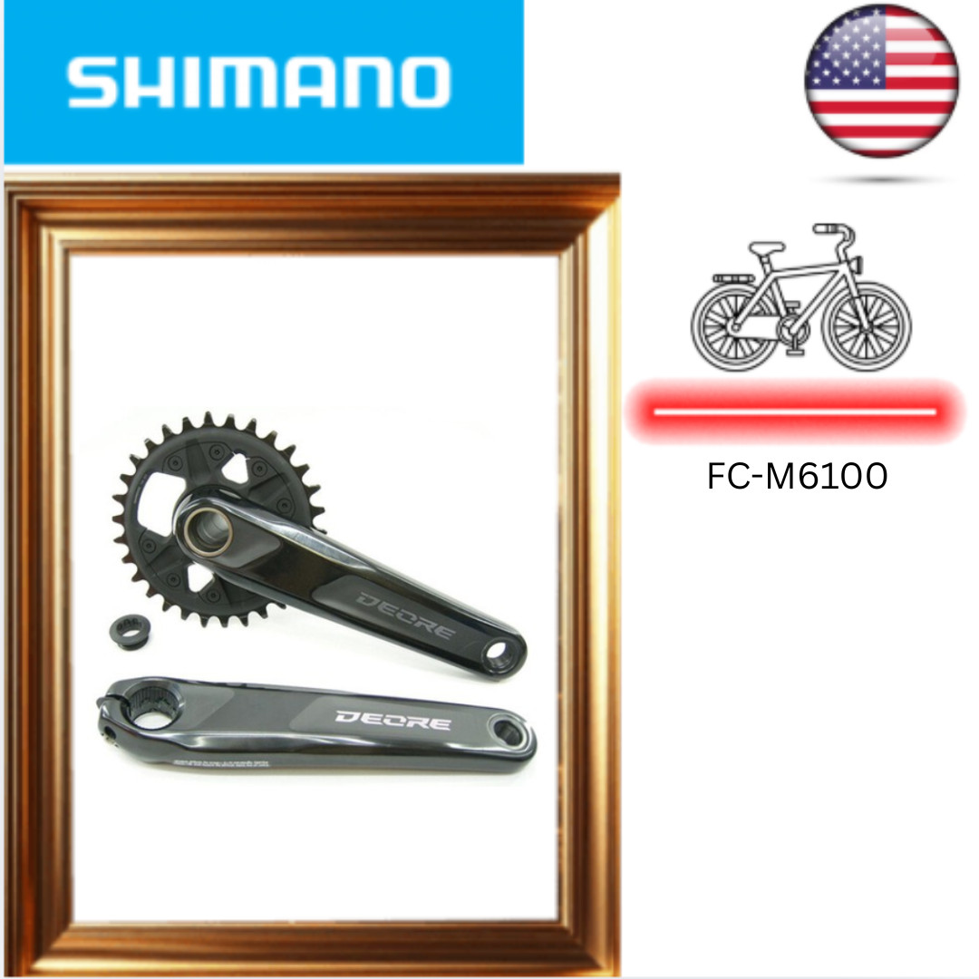 Shimano Deore FC-M6100 Crankset 170mm 12 Speed 32t Bottom bracket BB52 MT500