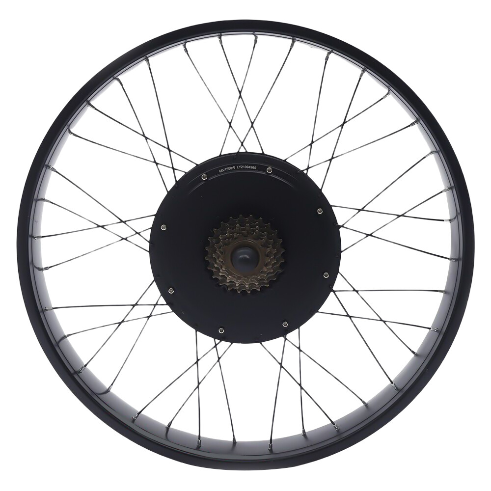 26″ Rear Hub Motor LCD E-Bike Electric Bicycle Conversion Kit Fat Tire 48V 1500W