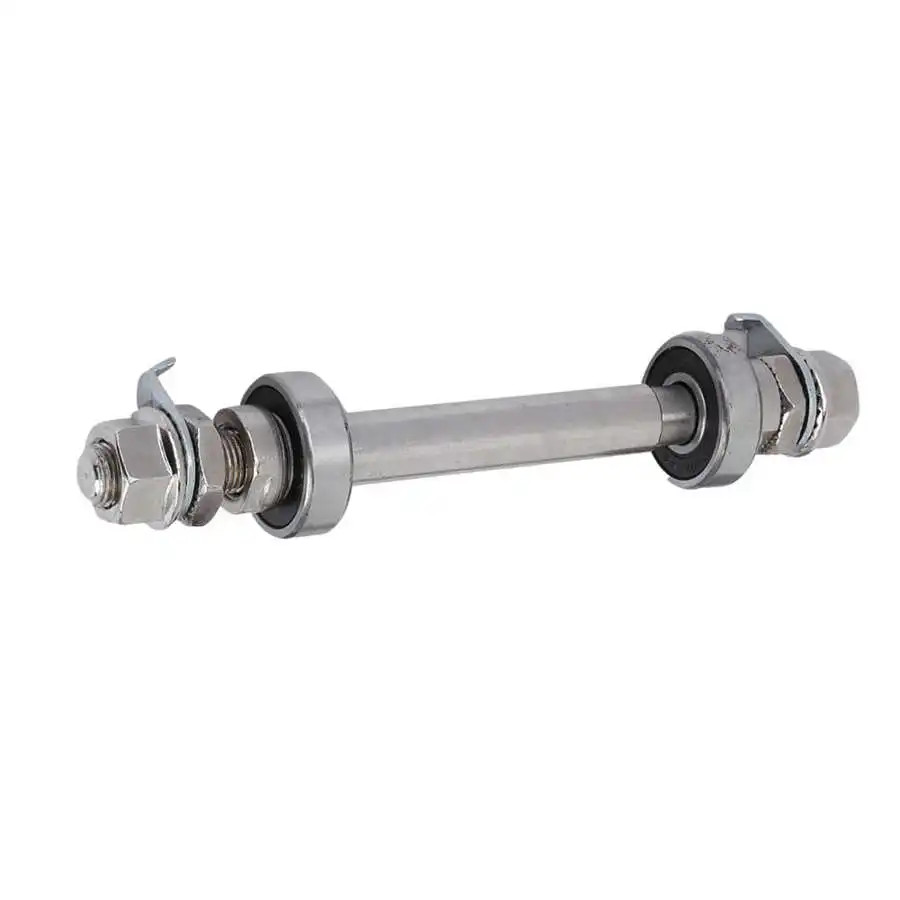 Bike Wheel Hub Axle 6000 Bearing Front Rear 14CM 18CM Repair Tool Shaft