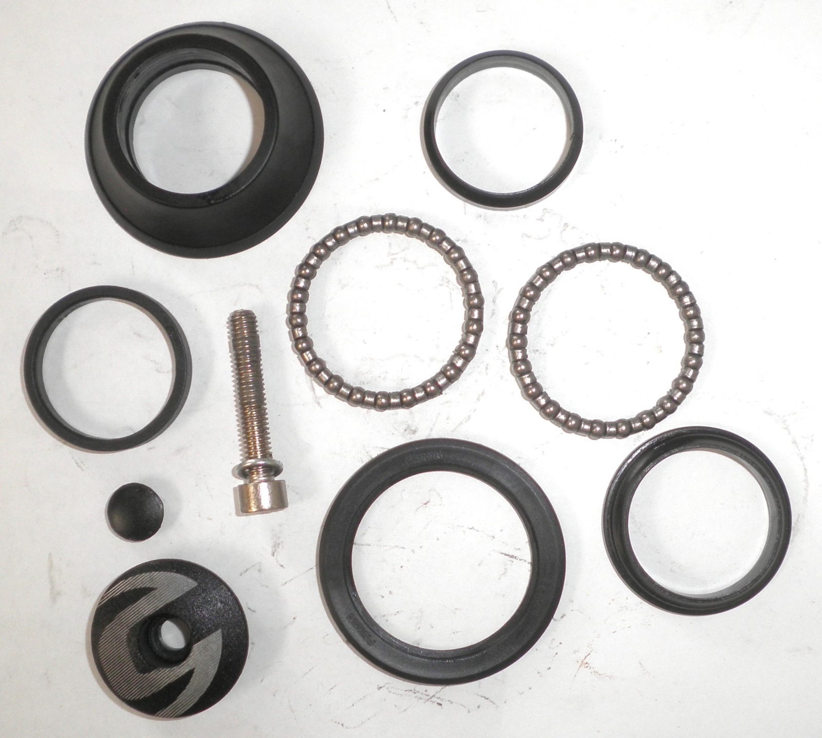 CANNONDALE BLACK BICYCLE 1 1/8″ HEAD-SET & GYRO CAP BIKE PARTS 229-2