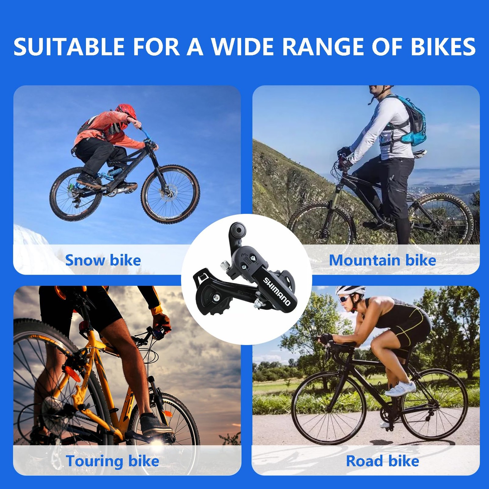 Rear Derailleur RD-TZ31A 6/7 Speed Direct/Hanger Mount for Mountain Bike