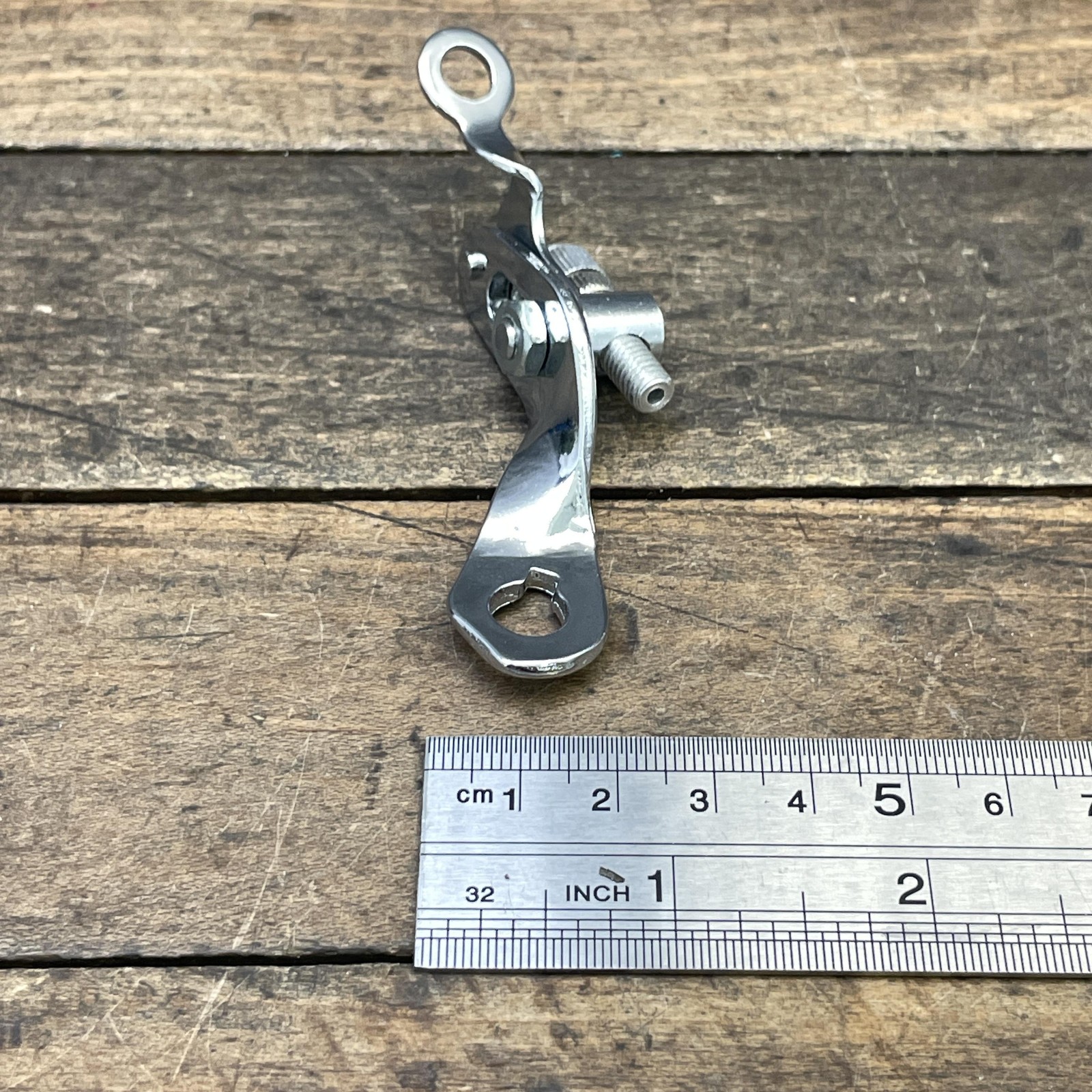 Vintage Dia-Compe Brake Cable Hanger Set NOS 1in Alloy Silver Front Rear