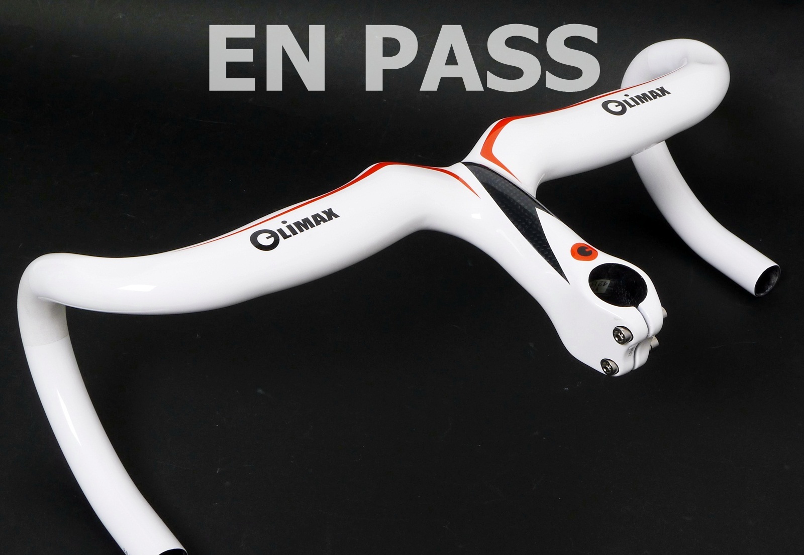 mr-ride 44×12,compact 350g Climax Carbon Integrated Handlebar stem HR03B White