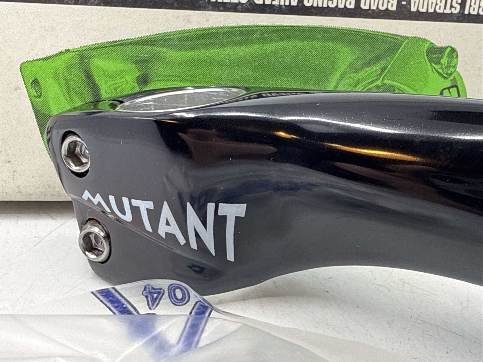 NOS 3T Black MUTANT Stem 1″ or 1-1/8″ 25.8mm Clamp 110mm Length