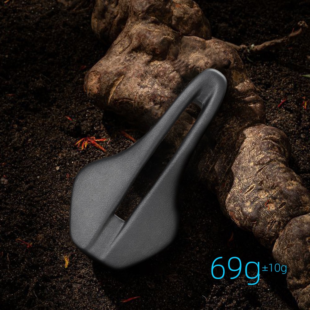 Full Carbon Bike Saddle Leather 7x9mm 128/138mm Seat for Road MTB Gravel Bicycle