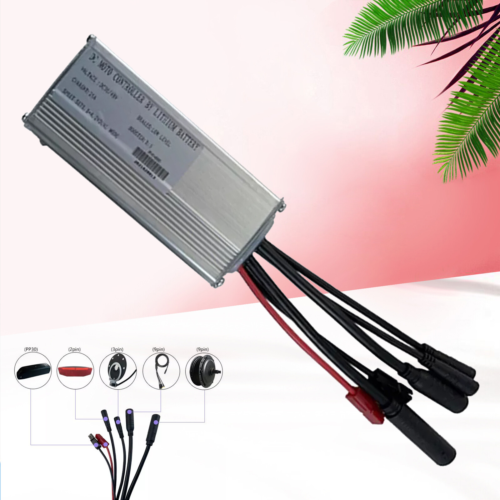 JN 25A 36V/48V 500W/750W Waterproof Controller Brushless Hub Motor For E-bike