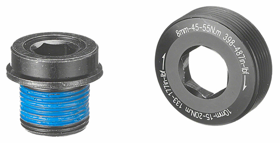 Samox ISIS Self-Extracting eBike Crank Spindle Bolt M15x1mm 14mm M22x1mm Cap LHT