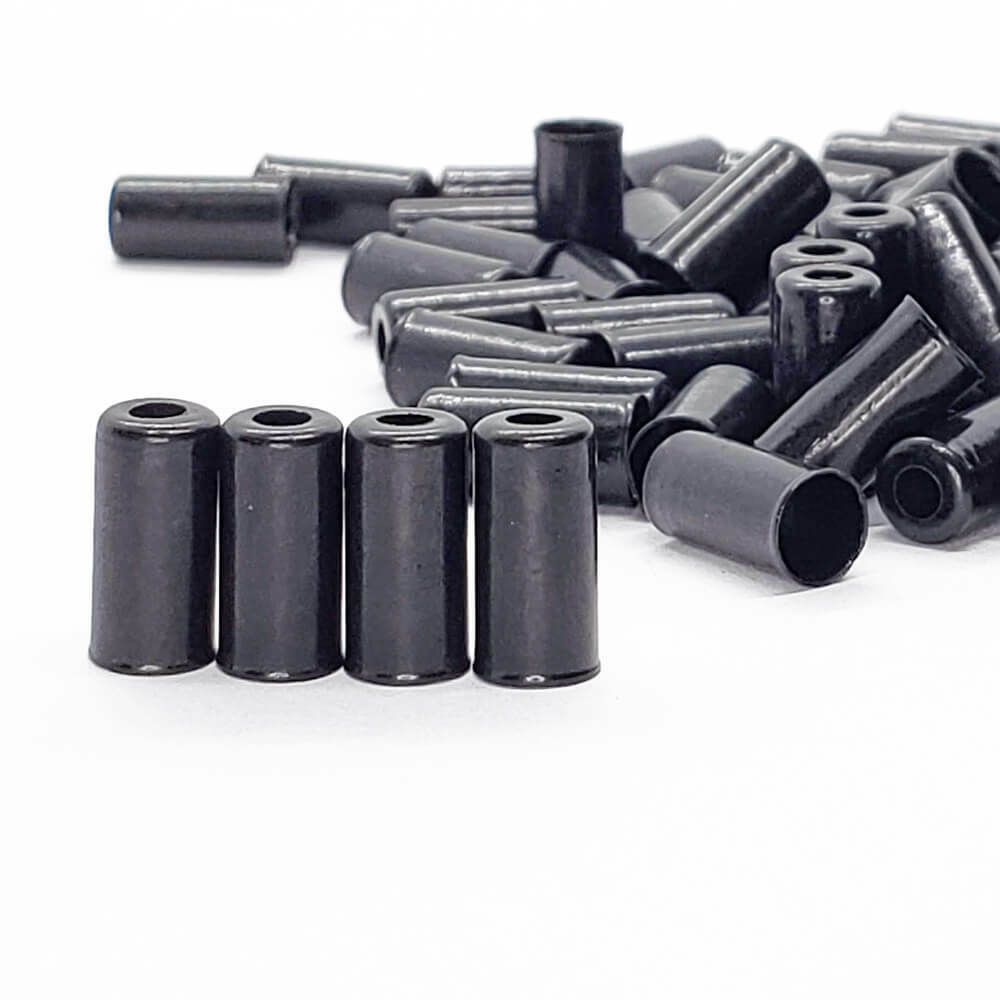 Sunlite Brake Cable Ferrules 5mm (Brake) – Black Aluminum