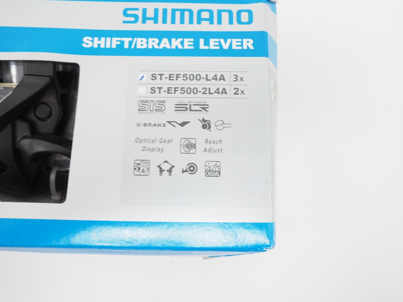 NEW! Shimano Tourney ST-EF500-L4A 3 Speed Left Hand Shifter