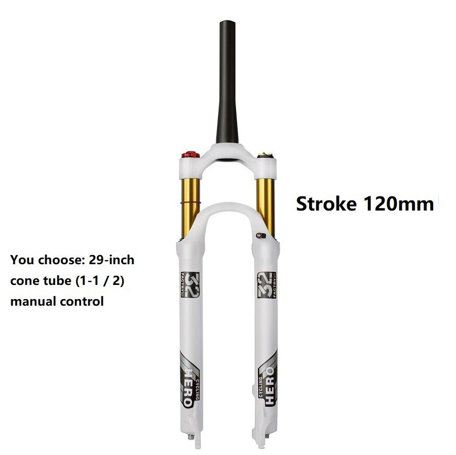 26 27.5 29er Mountain Bike 120mm Stroke Quick Release Locking Control Air Fork