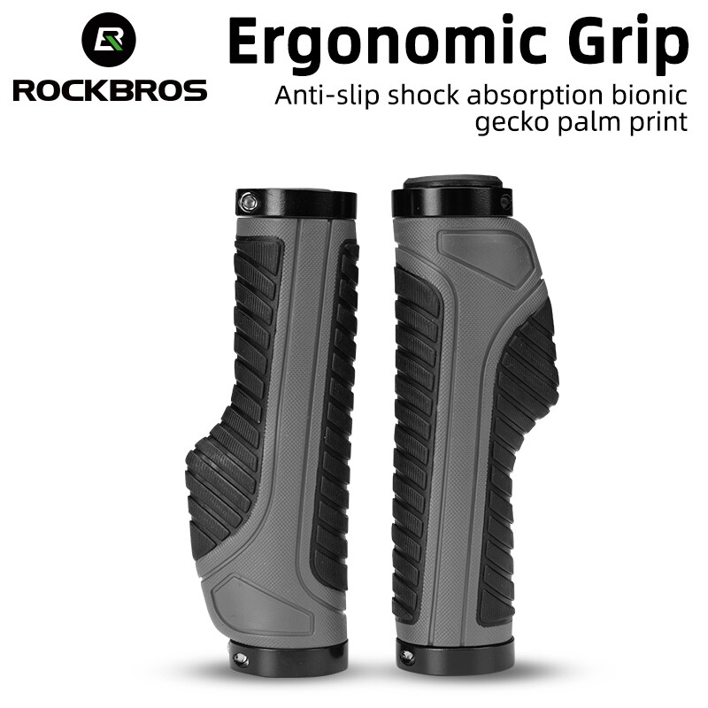 ROCKBROS Bike Grips Bicycle Double Lock-on Ergonomic Non-Slip Handlebar Grips