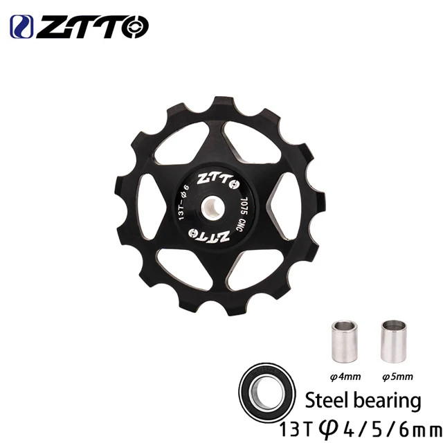 11T 13T Bicycle Derailleur Pulley Steel Bearing Jockey Wheel MTB Road