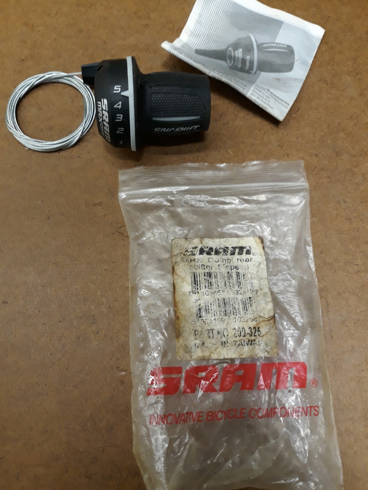 SRAM GripShift MRX 5-Speed Left Rear Shifter Black