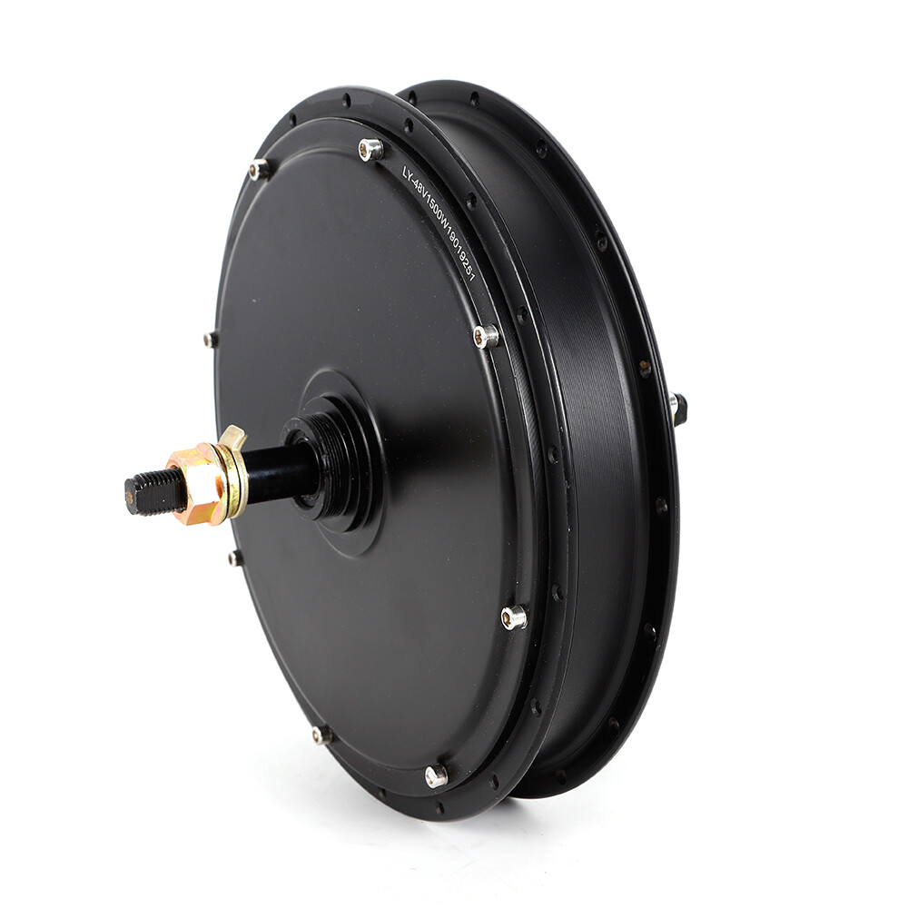 1500W 48V Brushless Gearless Rear Hub Motor 55Nm 20–28in 135mm 36H