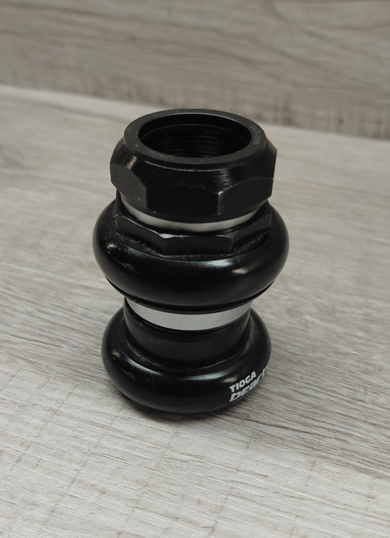 Vintage TIOGA Beartrap Headset Black 1″ Threaded Old School BMX MTB Bike