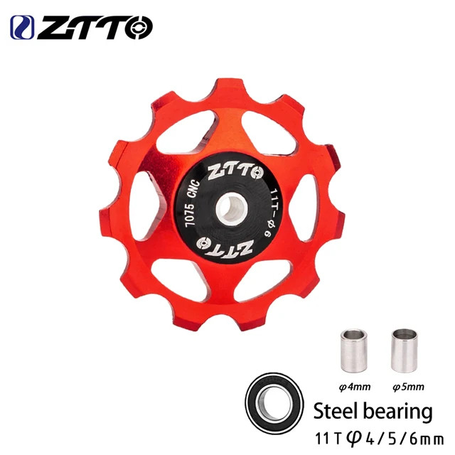 11T 13T Bicycle Derailleur Pulley Steel Bearing Jockey Wheel MTB Road