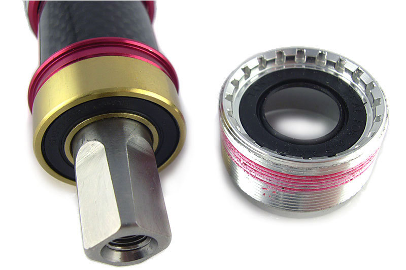 OMNI Racer Ti Ceramic JIS Steel Square Taper Bottom Bracket 68x116mm ENGLISH