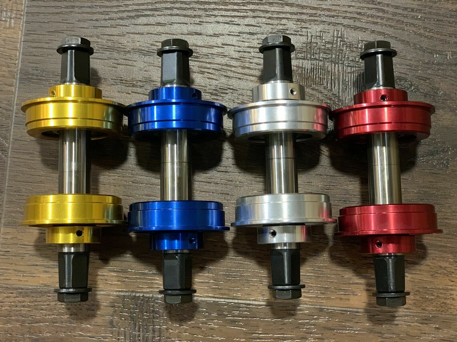 YST BMX American Sealed Bearing Bike Bottom Bracket 127mm Silver Blue Red Gold