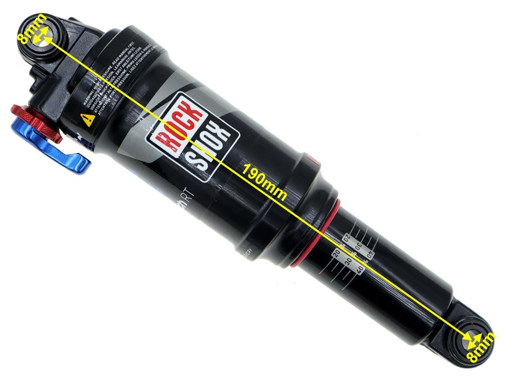 RockShox Monarch RT Bike Air Rear Shock 190x51mm