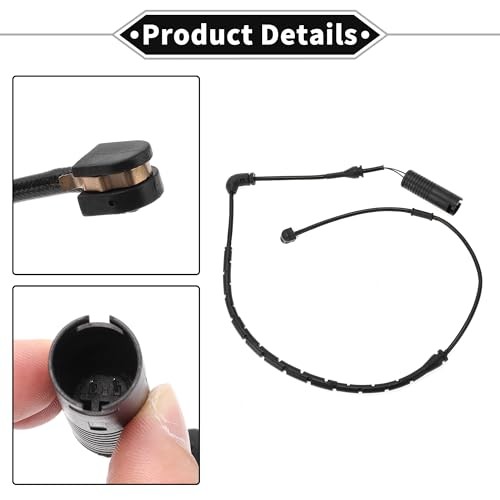 1pc Brake Pad Wear Sensor for RANGE ROVER L322 2002-2009 TPU Rubber Black