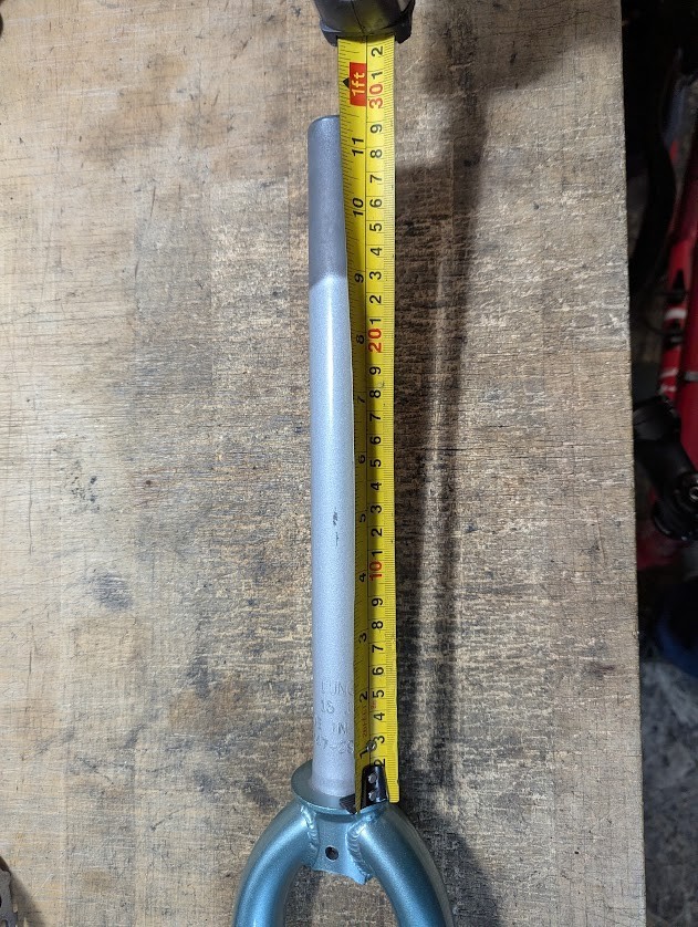 1 1/8 Threadless 26 Inch Chromoly Rigid Disc Brake fork NEW! NOS