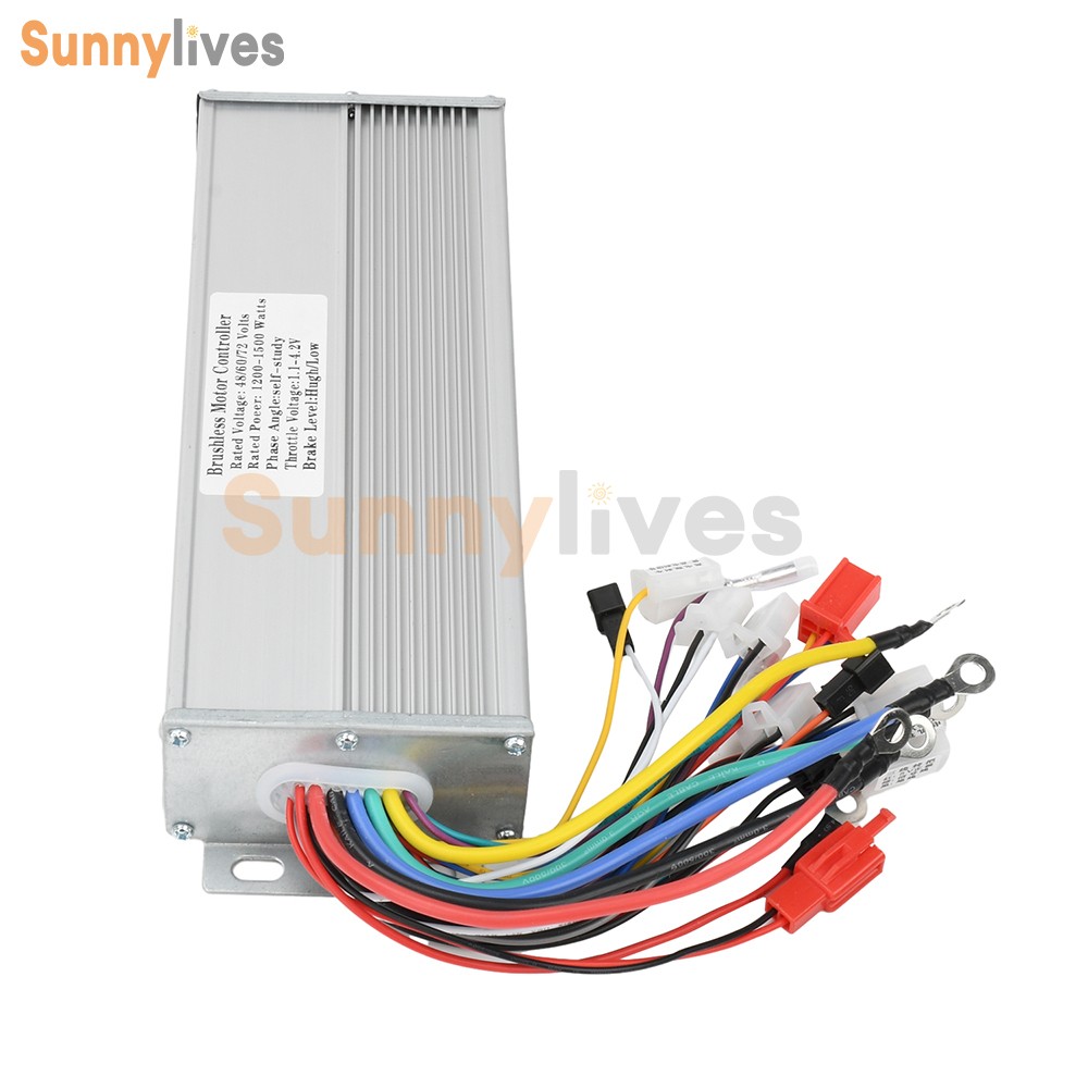 Brushless Controller 36V48V60V64V72V 350W 500W-1500W 5000W for Electric Bicycle