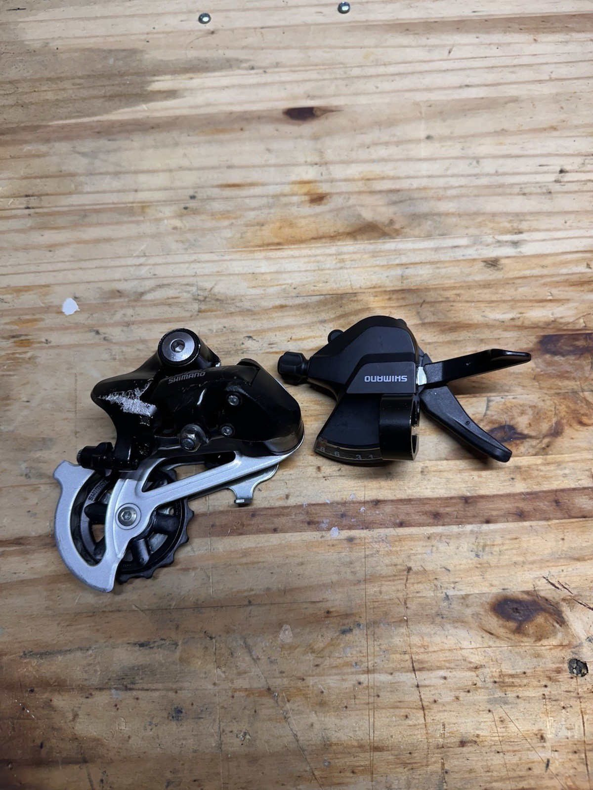 Shimano Acera RD-M340 7/8 Speed Rear Derailleur + SL-M315 8-Speed Shifter