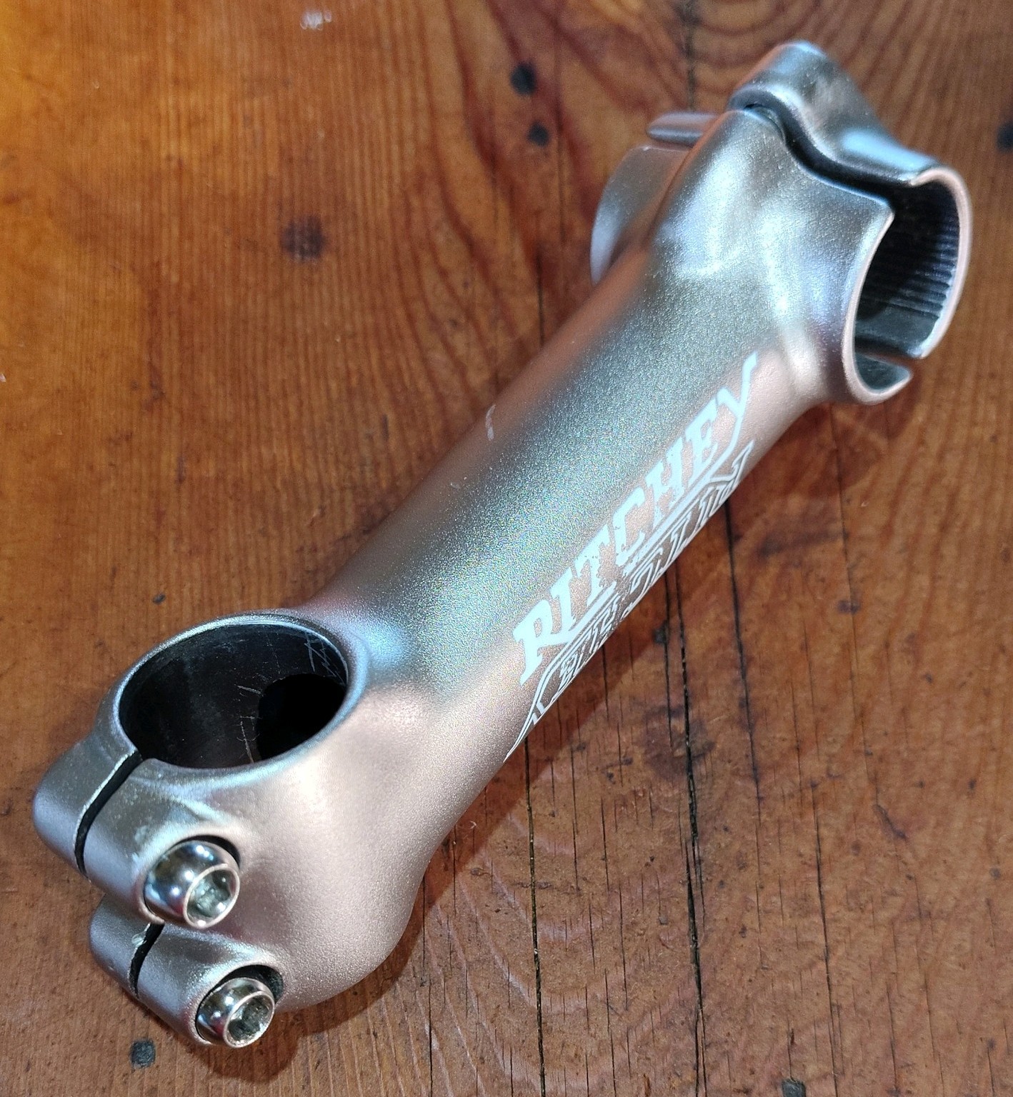 Ritchey Threadless 1″ Stem Aluminum Alloy 110 mm Reach 25.8 Clamp Silver 15d+/-