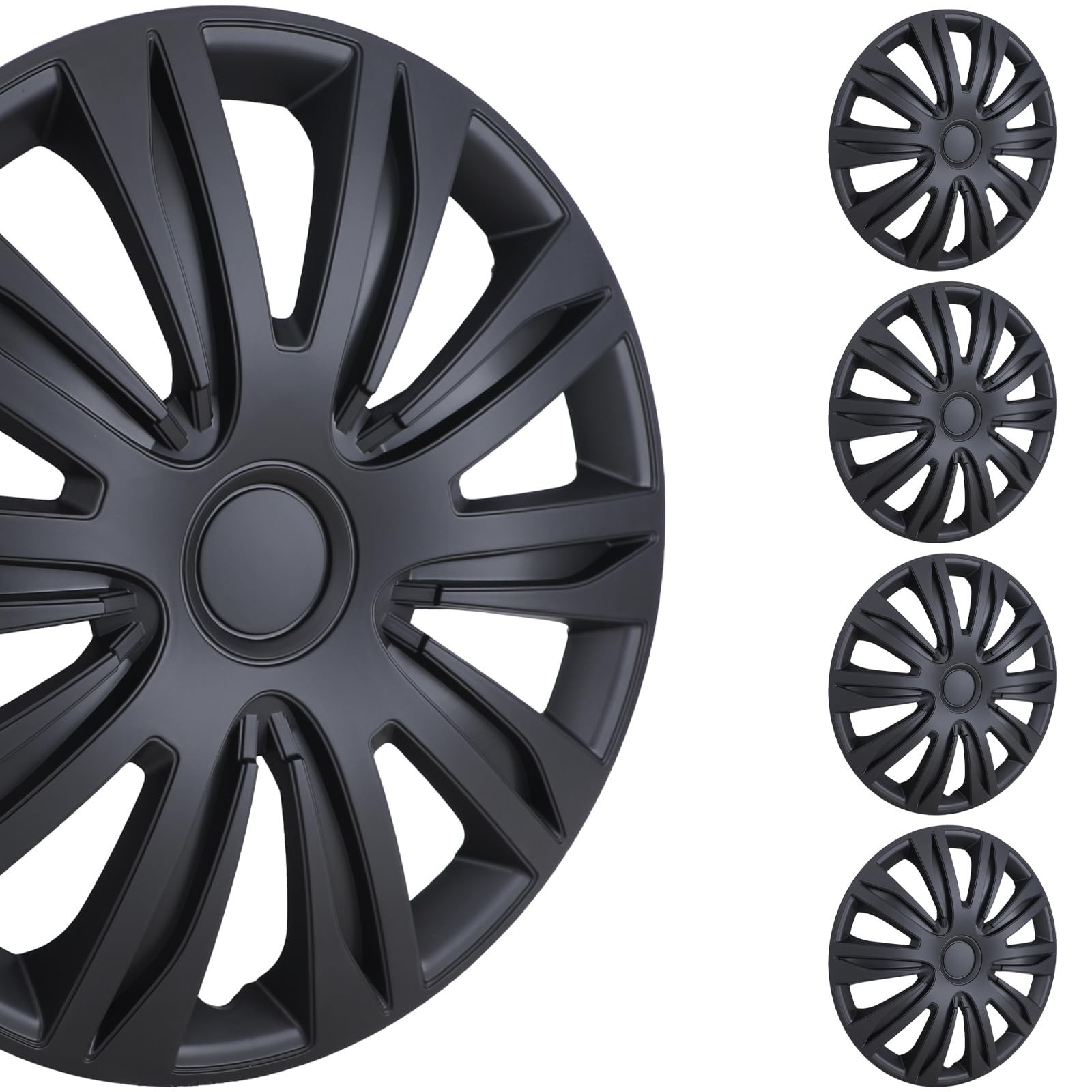 13 Inch Automotive Hubcap Wheel Tire Covers Accessories Snap On Auto Tire Uni…