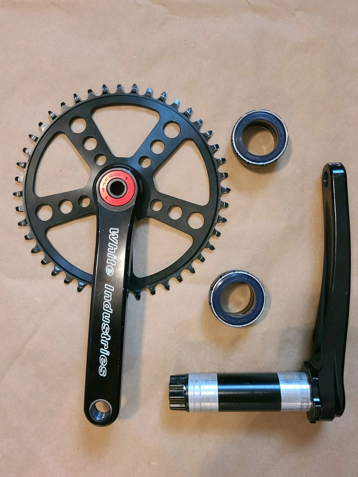 White Industries R30 Road Gravel Cranks Crankset Spindle 44 Bottom Bracket