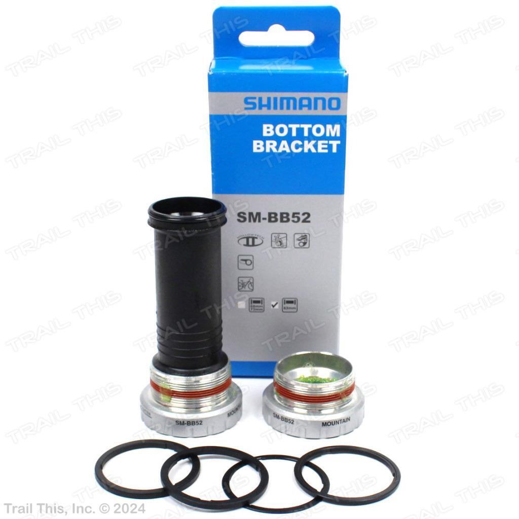 Shimano SM-BB52 MTB Bottom Bracket for Shimano Hollowtech II – 83mm Silver