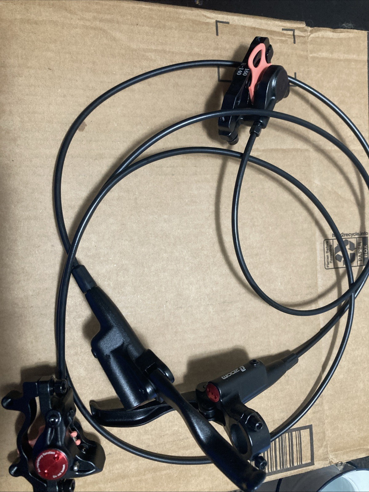 Z00M Hydraulic Brakes Mountain Bike Left Front 800mm Right Rear 1450mm Hydraulic