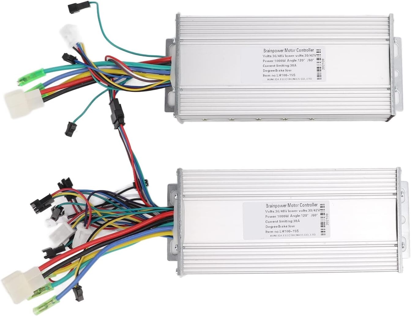 Brushless Motor Controller 24V 36V 48V 500W 25A LH100 LCD Display Dual KF LS