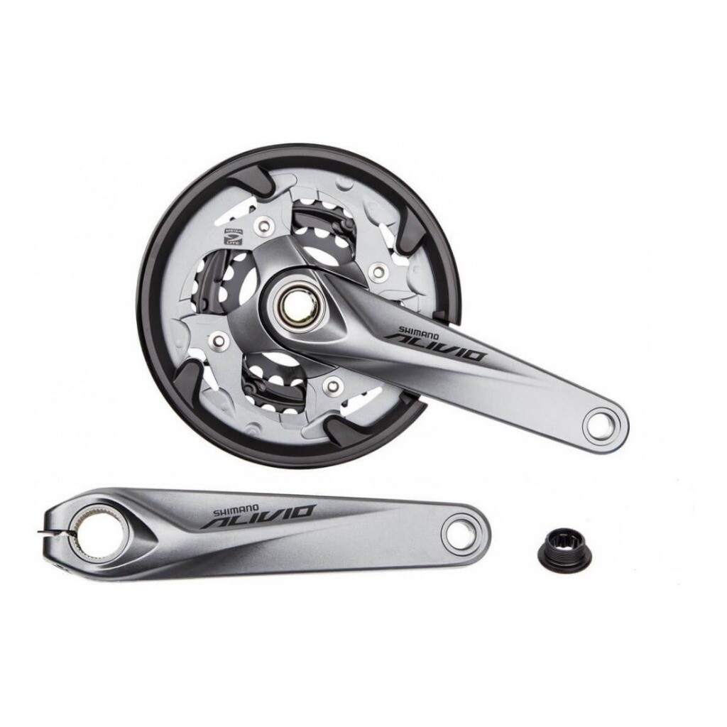 Shimano Alivio FC-M4050 MTB Bike 3×9 Speed Crankset 40-30-22T HollowTech II BB52