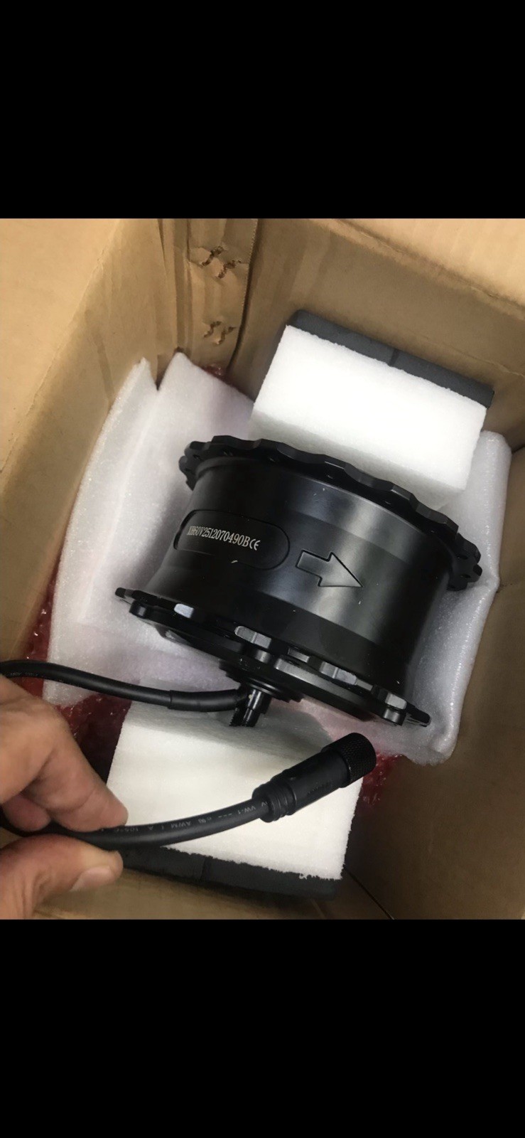 Bafang 48V 750W Front Hub Motor Fat eBike Drop Out 135mm With Disc Brake