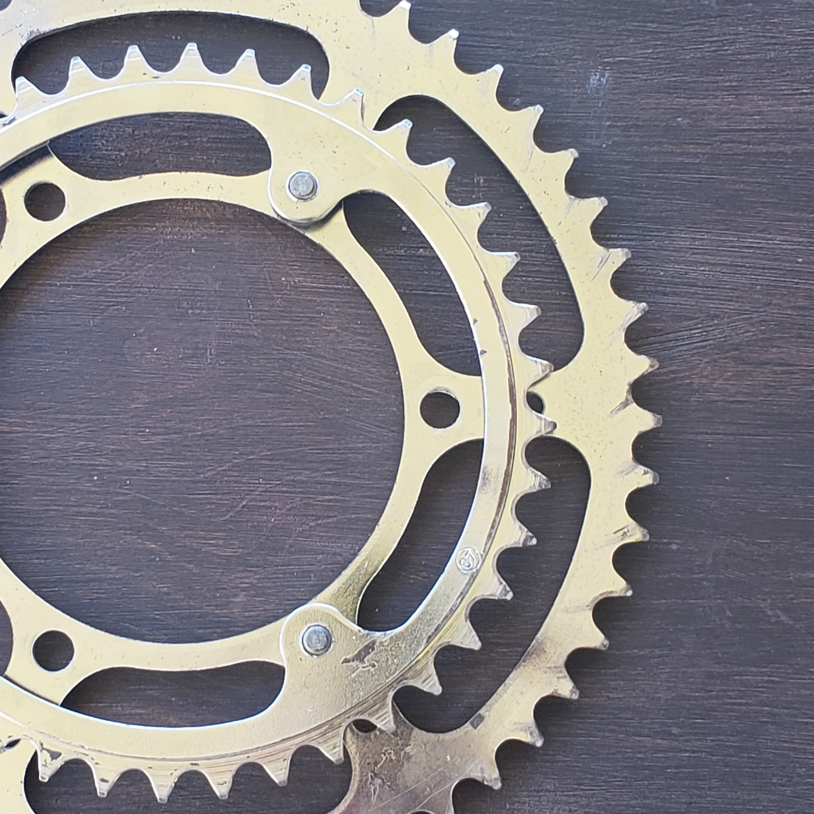 VINTAGE 1950s-1960s MILREMO STRONGLIGHT 116 BCD 52-40 DOUBLE CHAINRINGS VGC!!!