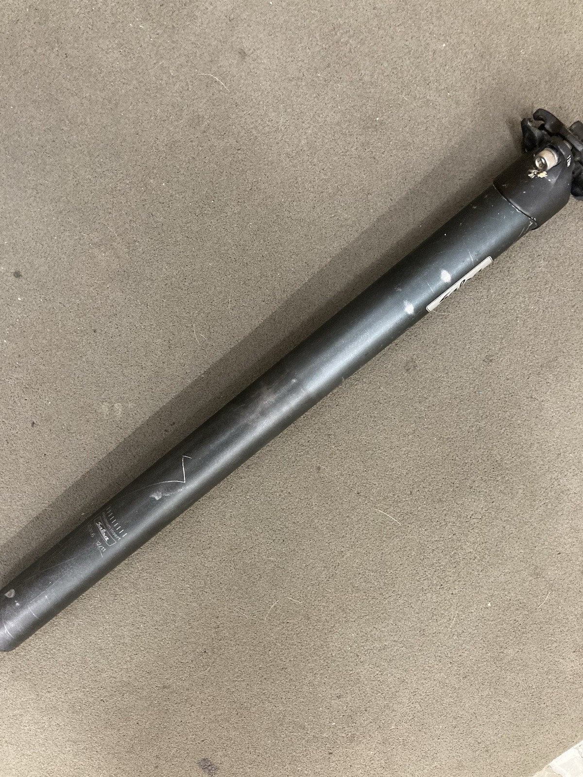 Used Salsa 2-Bolt Black Aluminum MTB Seatpost 31.6 410mm