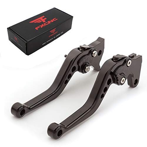 Brake Clutch Levers for FJ-09/MT-09 Tracer 15 Black Lever with Black Adjuster