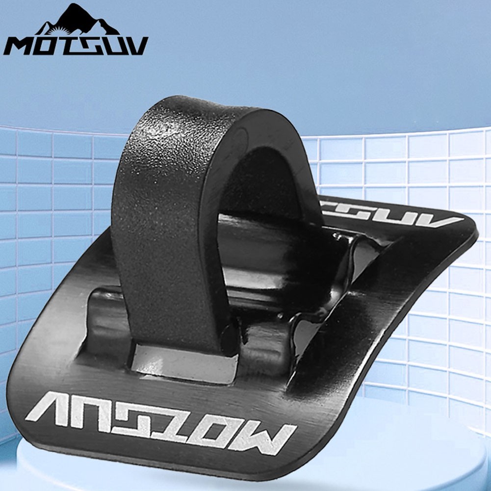 2022 New C Clips Bike Aluminum Alloy + Plastic Black With Buckle 5 Pcs/ Set