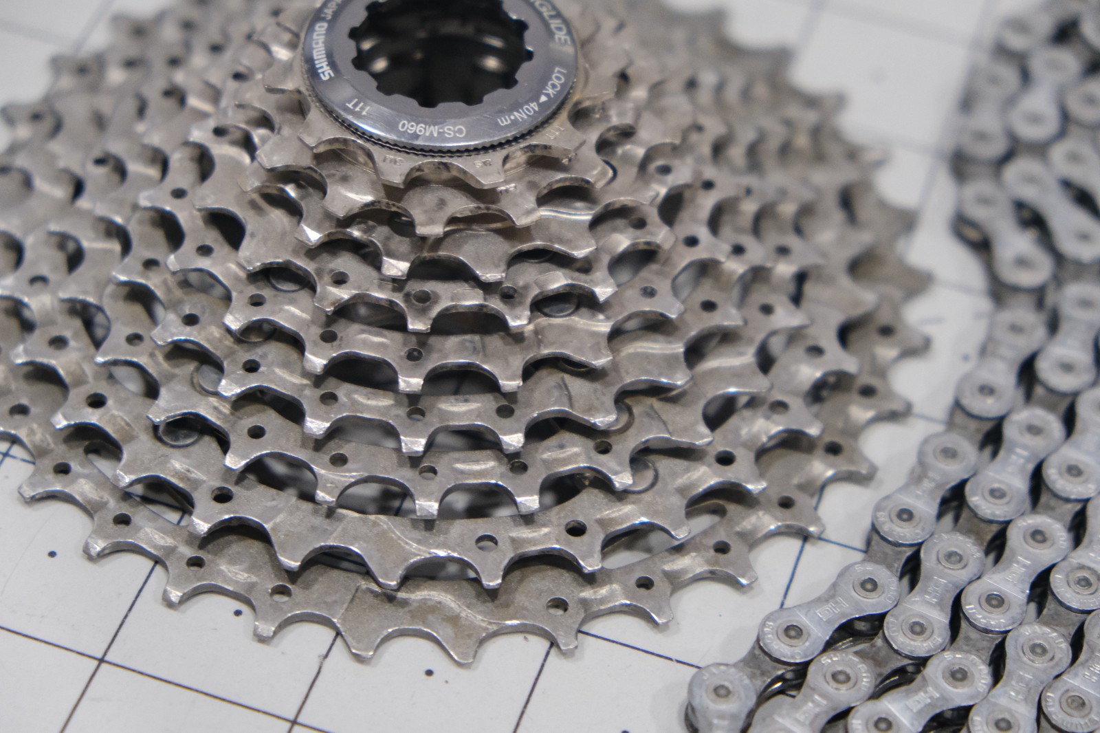 Shimano XTR CS-960 9 Speed Mountain Bike Cassette 11-34t