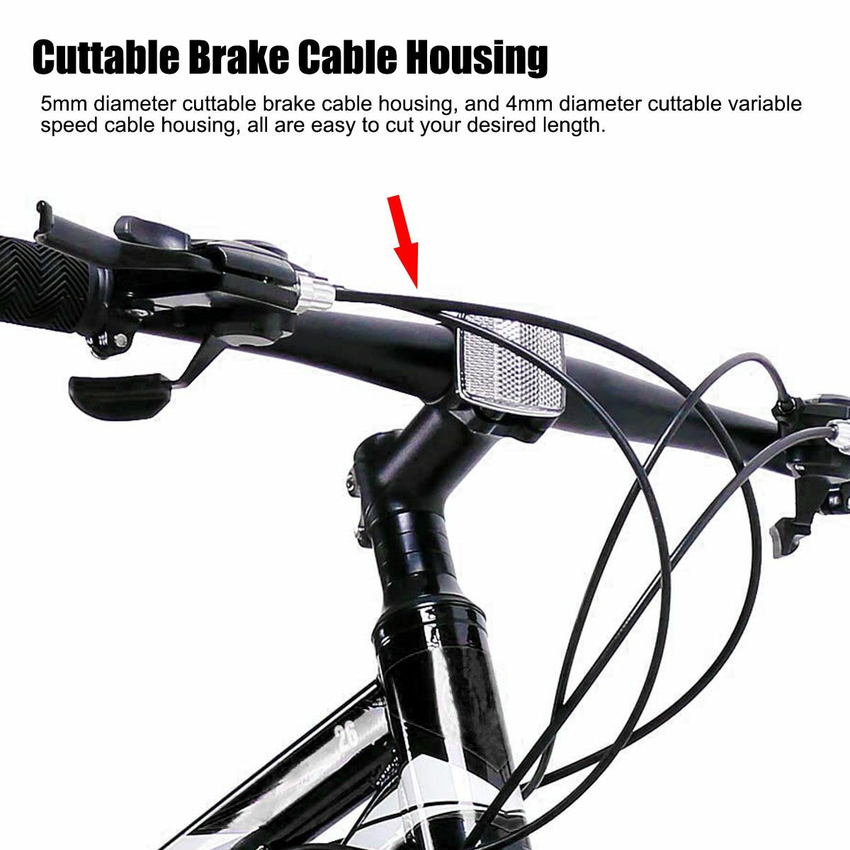 Universal Bike Shifter Housing Front Rear Shift/Brake Inner Cable Set Road