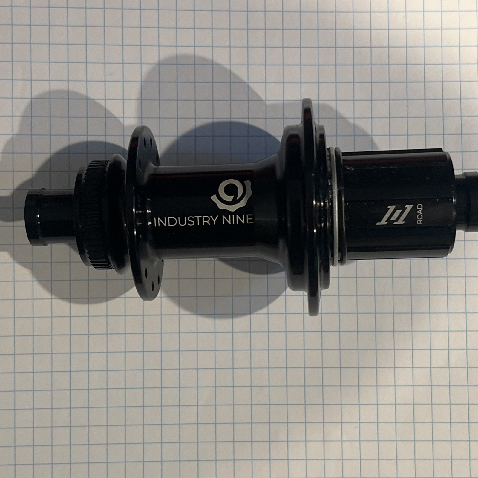 Industry Nine 1/1 Road Rear Hub 12×142 CenterLock Shimano HG 11 Speed Black 24H