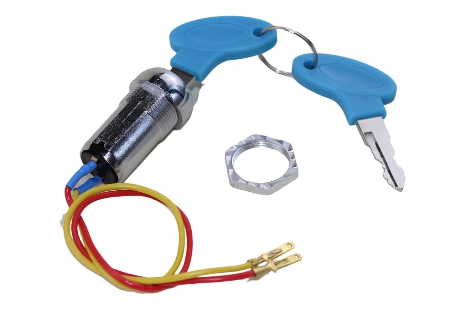 2 Sets Ignition Key Switch with Reliable Locking – For Electric Scooters & More