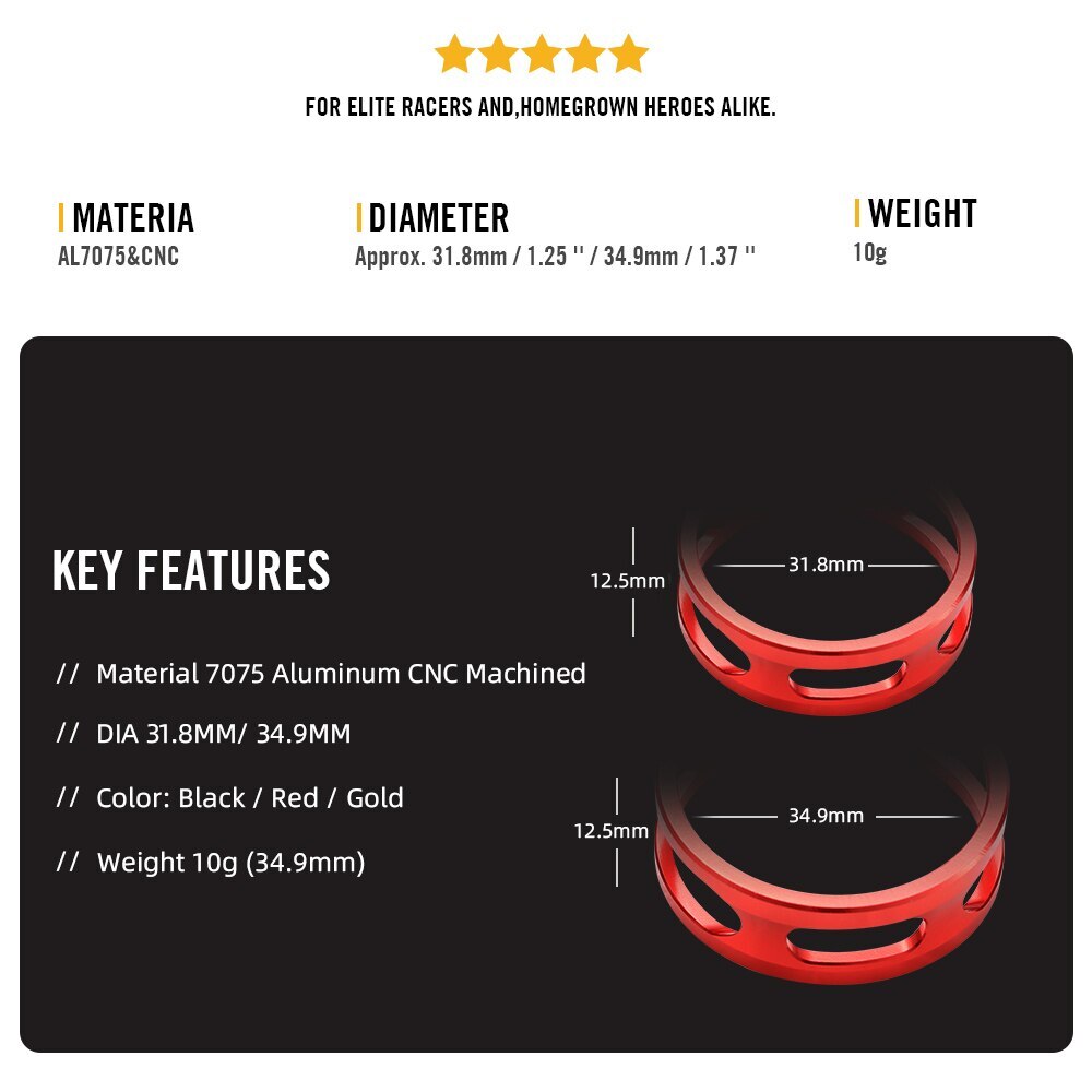 Aluminum Bicycle Seat Post Clamp Cycling Bike Clamp Titanium Screw 31.8mm/34.9mm