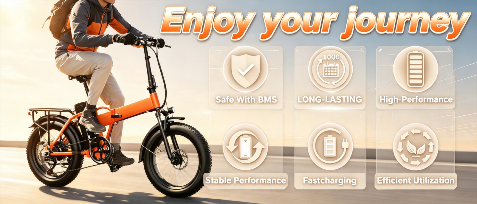 48V Electric Bike Rechargeable Li-ion Battery for ANCHEER Gocio Fold24 12.5Ah