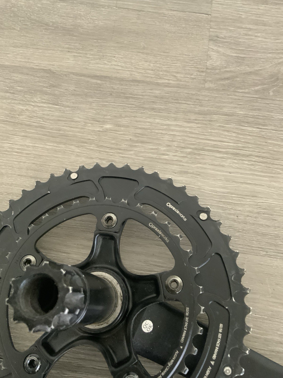 PRAXIS WORKS CRANKSET DOUBLE 172.5 MM ARMS 10 OR 11 SPEED 52-36 TOOTH BB30