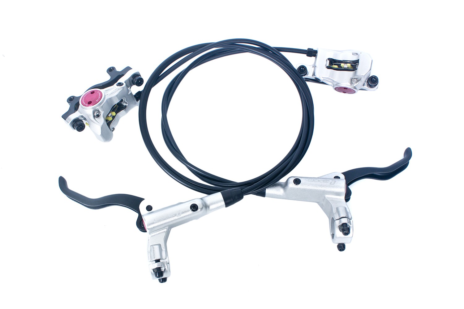 Multi-Color ZOOM HB875 Hydraulic Disc Brakes Set Left-Front Right-Rear MTB Bike